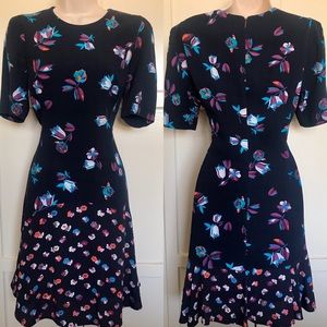 Rebecca Taylor Bellflower Floral Print Dress 4